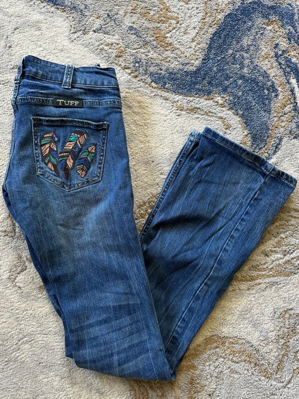 Women’s Cowgirl Tuff Feather Jeans, 25x35
